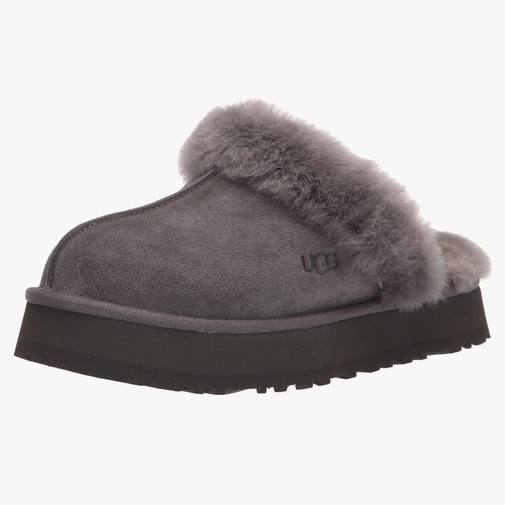 UGG Platform Disquette Slipper Grey